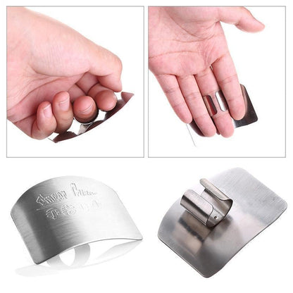 🔥 Stainless Steel Finger Hand Protector: Safe, Adjustable, Fits Most Fingers