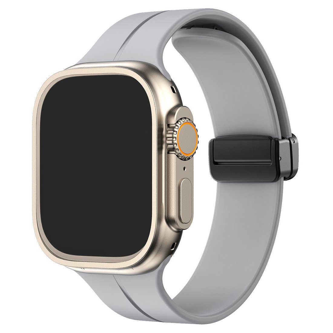 Silicone Magnetic Folding Band For Apple Watch