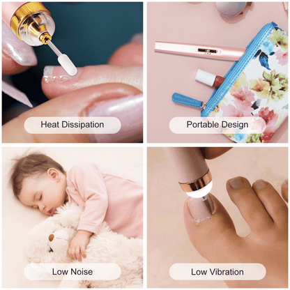 🔥GLAMICS ELECTRIC PROFESSIONAL MANICURE NAIL MACHINE SET💅