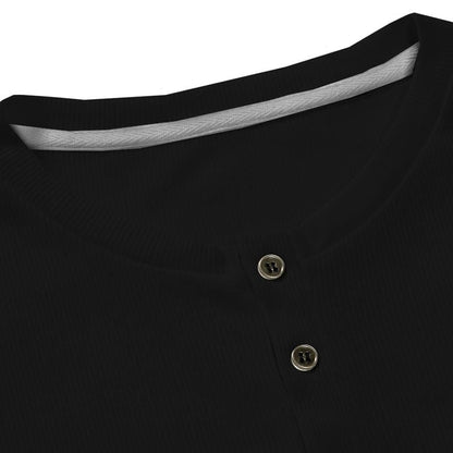 2025 Newest Men's Muscle Slim Henley Shirts with Button