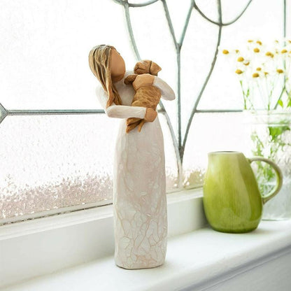 🔥Last Day 70% OFF🔥Angel of Friendship Dog Monument Figurine