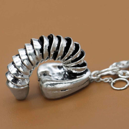 925 Sterling Silver Penis Pendant Pullable Penis Pendant, Hanging Male Sex Organ Pendant, Fun Gift