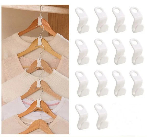 Space-Saving Clothes Hanger Connector Hooks ( 10pcs/set )