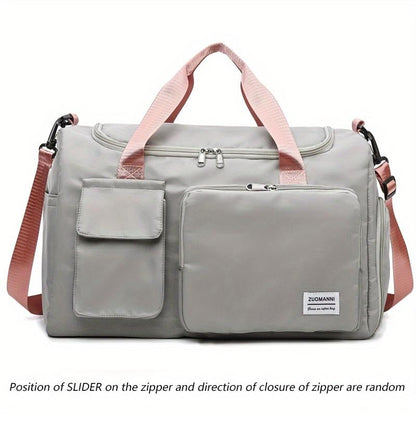 Premium Weekender – Spacious Travel & Gym Duffle with Shoe Storage