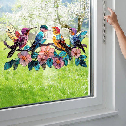 💥LAST DAY 70%OFF💥 - 💖Hummingbird Suncatcher Colorful Ornament