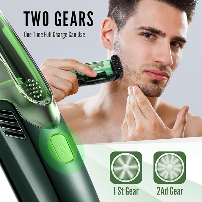 ✨Early Spring 49% OFF🔥Vacuum Beard Trimmer for Men