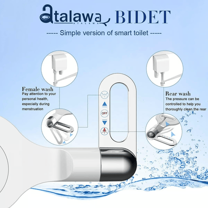 Smart Toilet Flusher(Hot and cold temperatures can be adjusted freely)