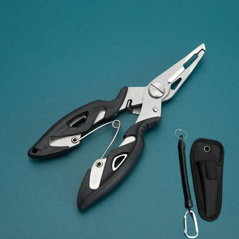 Multifunctional fishing pliers set（ Plier+Anti-drop cord+bag）