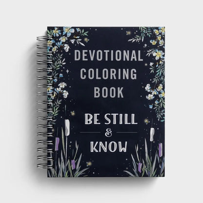 ➕️Be Still & Know: Devotional Coloring Book for mindfulness and creativity