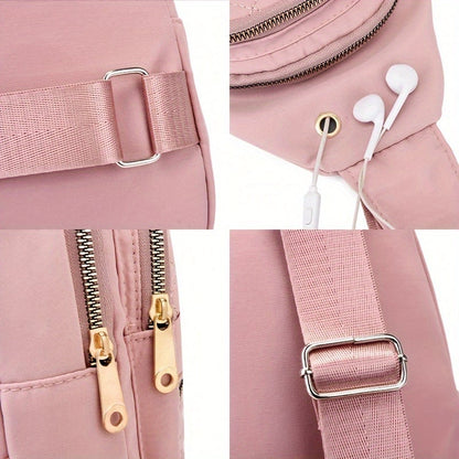🔥Last Day Sale 49% OFF🏆️Anti-Theft Embroidery Solid Color Crossbody Bag for Daily Travel