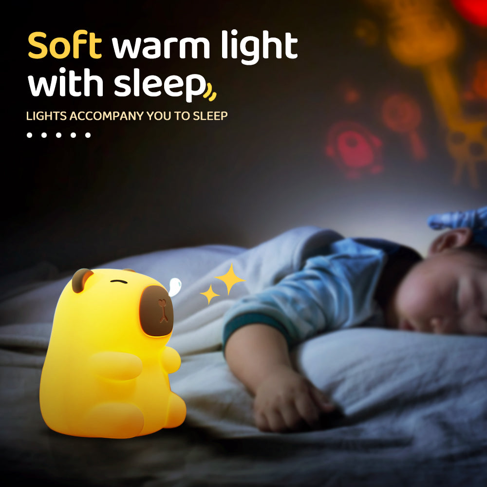 🐭🐕Cute Animal Capybara Squishy Night Light - Best Gift For Girls and Kids
