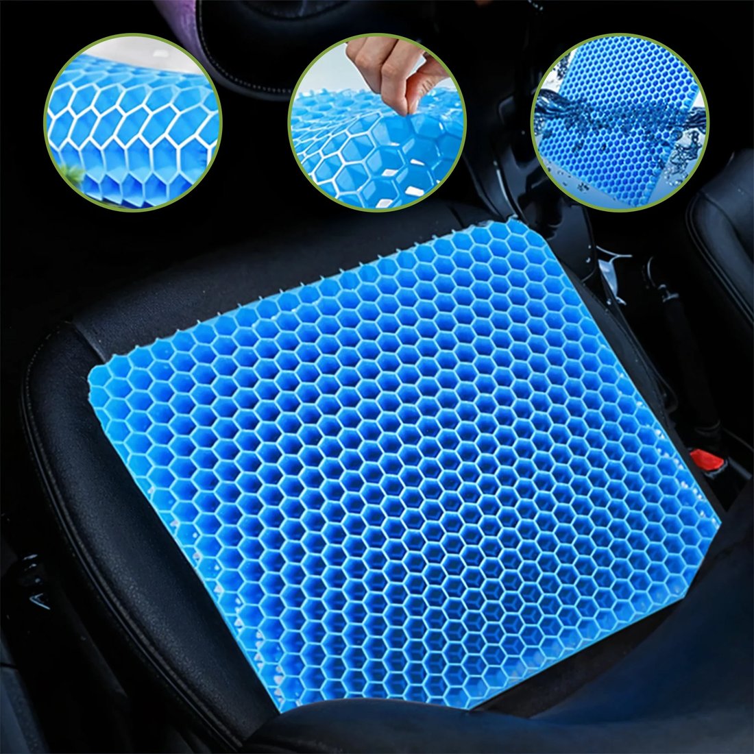 🔥Last Day Discount 49% Off -Honeycomb Gel Seat Cushion – All-day Comfort while Working -