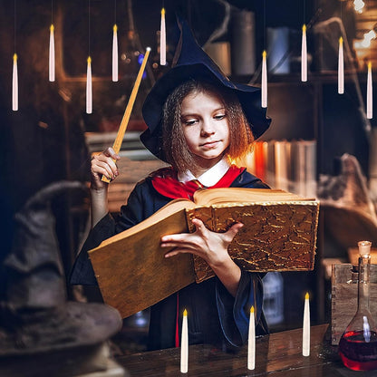 👻👻Flameless Candles with Magic Wand Remote 🔥