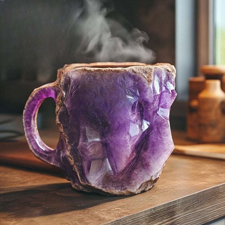 🔥 Last Day Sale Price | 🎁 🥃2024 New Mineral Crystal Coffee Mugs