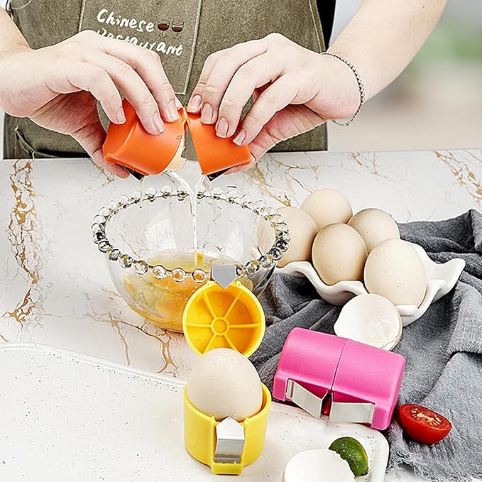 Last Day Buy 1 Get 2 Free🥚Efficient Egg Cracking Tool, Handy Egg Separator🍳
