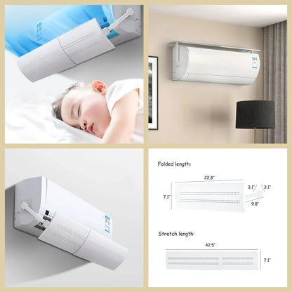 Retractable Air Conditioner Air Deflector