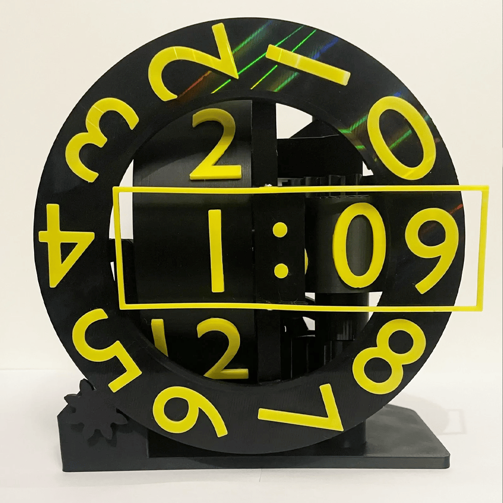 🕰️ 3D Printed Three-Axis Electric Clock: The Perfect Fusion of Precise Timekeeping and Artistic Aesthetics ✨