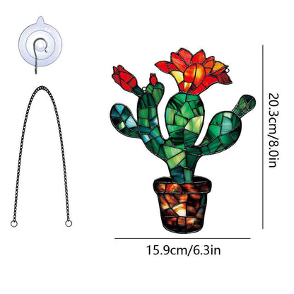 🔥LAST DAY 49% OFF - 🎁💐2025 NEW 🐦Stained Suncatcher Window Hanging Decor