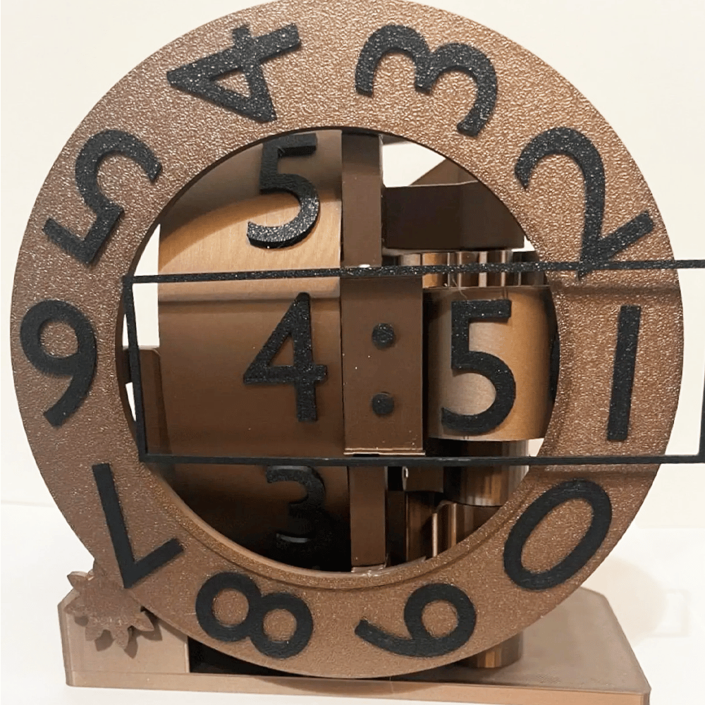 🕰️ 3D Printed Three-Axis Electric Clock: The Perfect Fusion of Precise Timekeeping and Artistic Aesthetics ✨