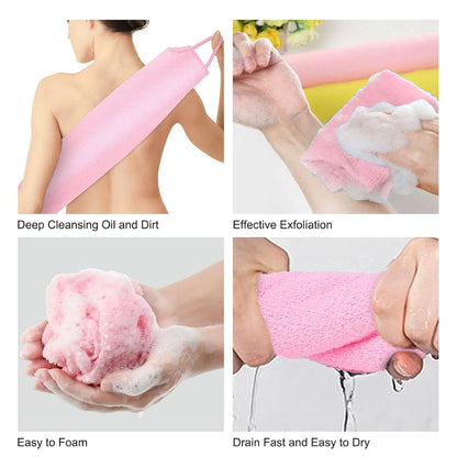 🔥Extended Exfoliating Back Scrubber with Handles