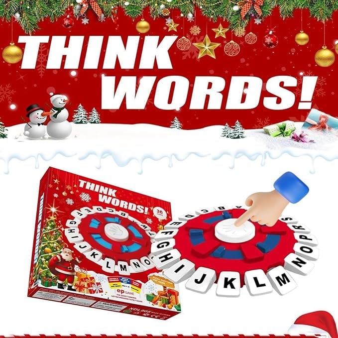 🔥Hot Sale 49% OFF🎄🔥Word Game | Fast-Paced Family Board Game | Learning Game Great for All Ages🔥
