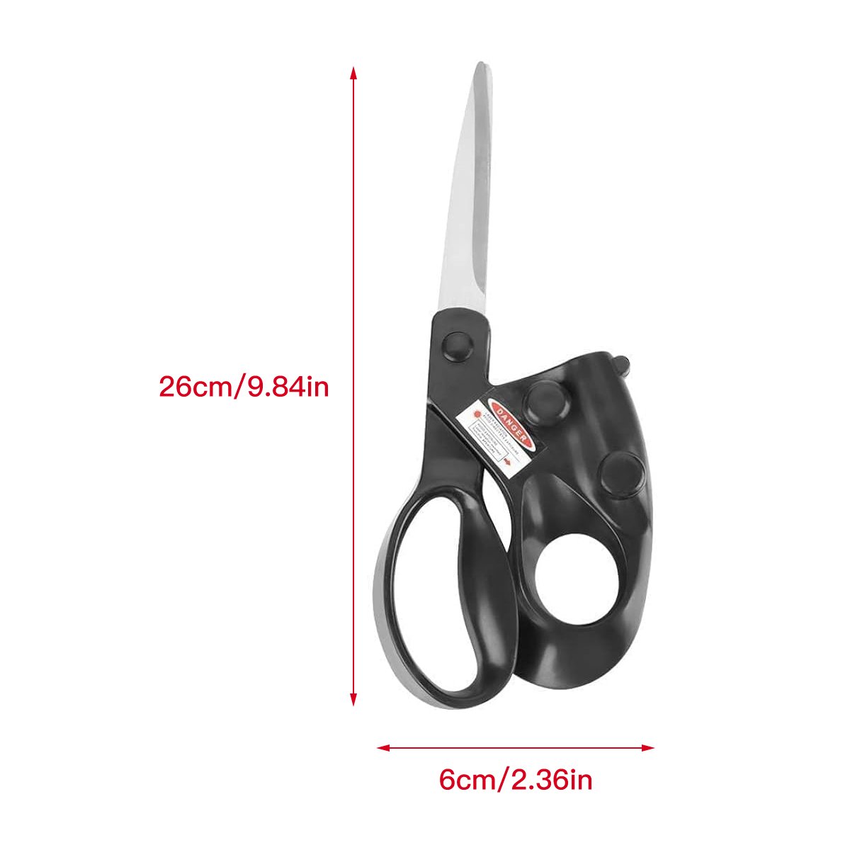 Professional laser guided scissors