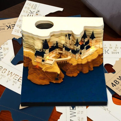 🎉Last Day Promotion 49% OFF🎄 3D Memo Note Calendar with Upgraded Packing