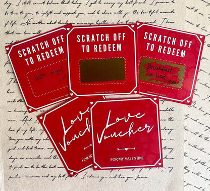 🎫DIY Scratch-Off Love Voucher Cards