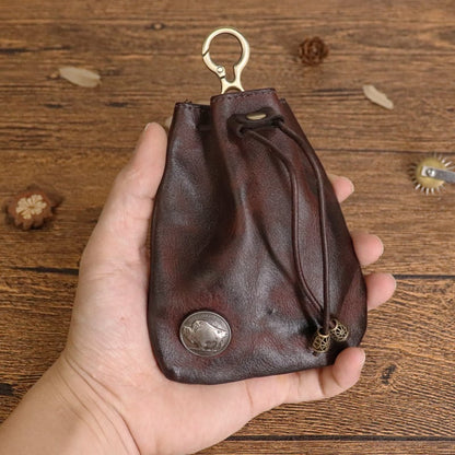 🔥Simple cowhide retro storage bag