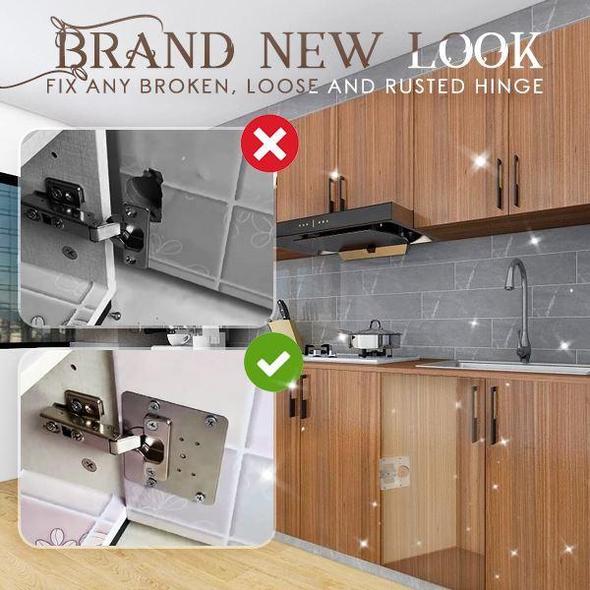 Hinge Fixing Plate Bracket Kit