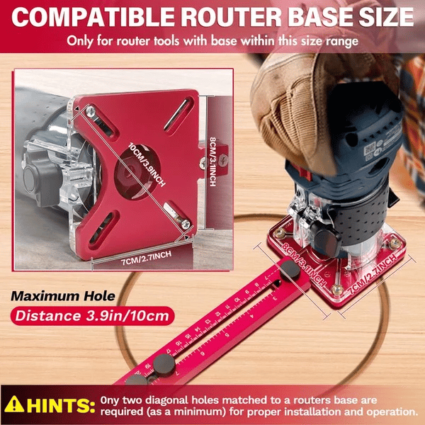 🔥4 in 1 Router Milling Groove Bracket Advantages