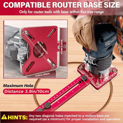 🔥4 in 1 Router Milling Groove Bracket Advantages