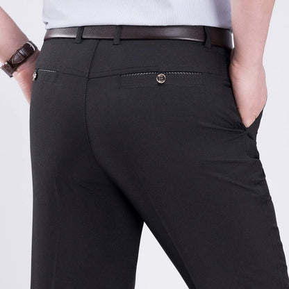 2025 Men's Straight High Waist Suit Pant