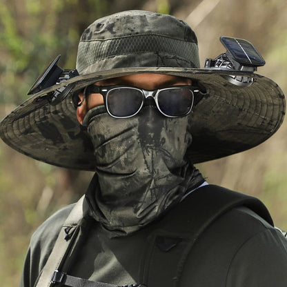 🏆 50K+ SOLD! 70% OFF – Almost Gone-⚡2025 New Ultralight Solar Fan Sun Hat – Lighter Than a Baseball!⚾(Only 11oz)