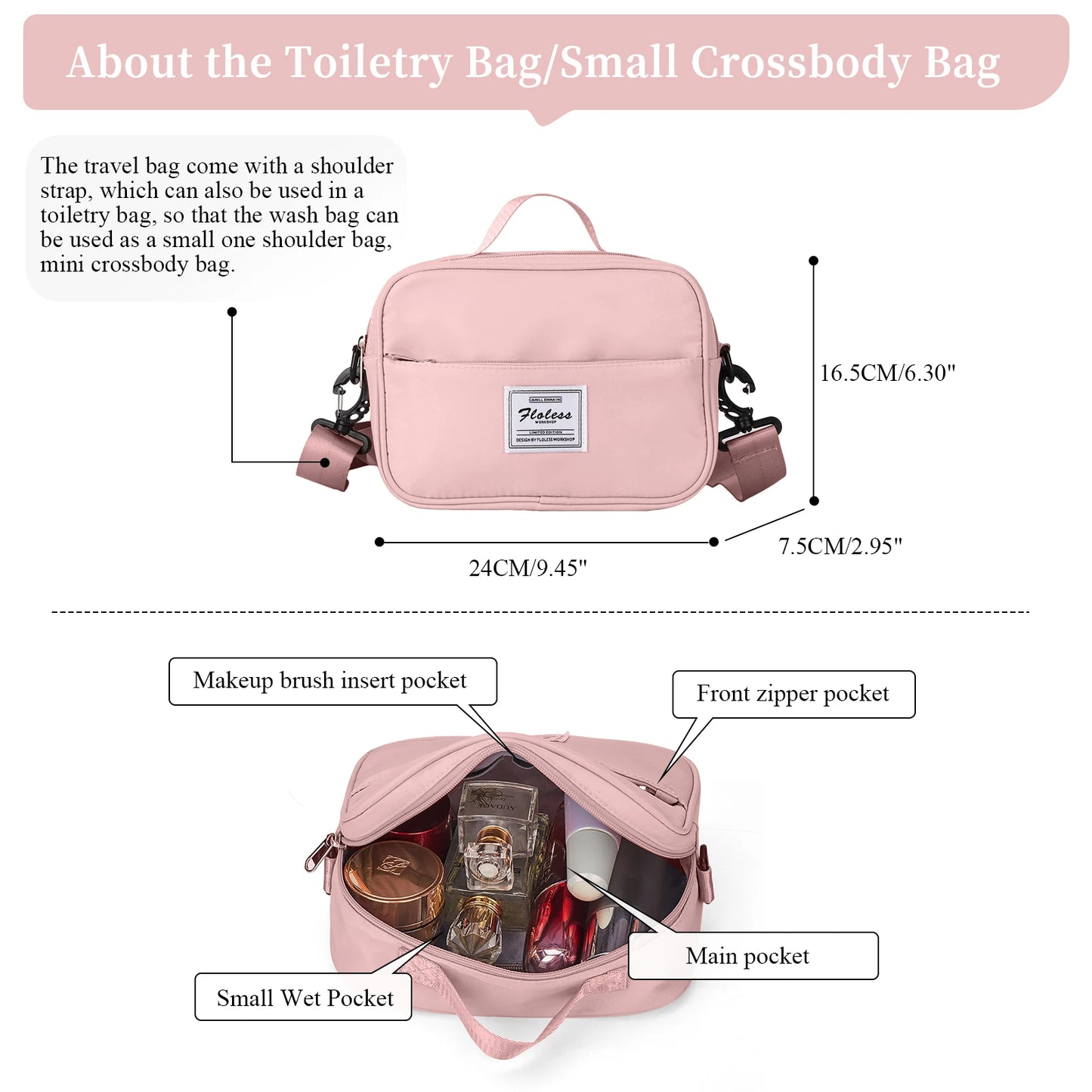 The Ultimate Carry-All – Weekender Duffel for Women with Shoe Pocket & Vanity Bag