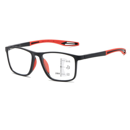SPORTS TR SQUARE FRAME ULTRA-LIGHT ANTI-BLUE LIGHT READING GLASSES