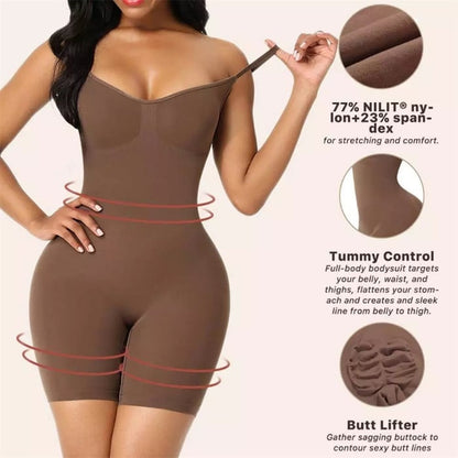 🎁Hot Sale 49% OFF⏳Tummy Control Body Shaper Thigh Slimmer Shorts Seamless Sculp✨