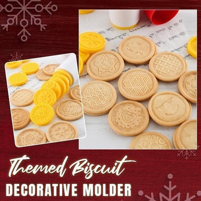 🎉Non-Stick Cookie Stamp & Cutter(6 Styles Set)