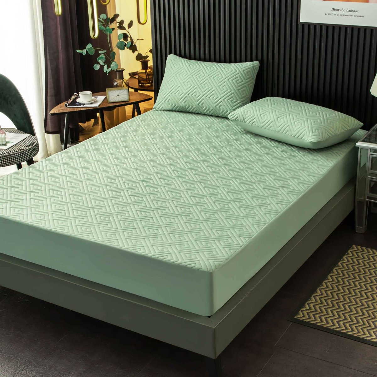 Quilted Fitted Sheet Waterproof Mattress