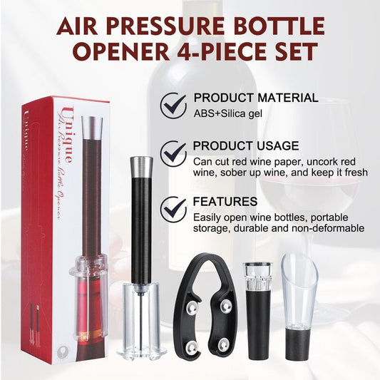 🎁Last Day Promotion 49% OFF🔥Wine Air Pressure Pump Opener Set