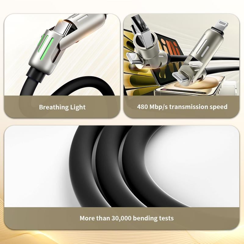 🔥Last Day 60% OFF🔥 - 4-in-1 USB Charging Cable fast charging MAX 240W