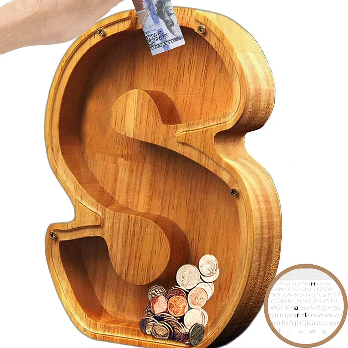 🎄Christmas gift Piggy Bank-Wood Gift For Kids