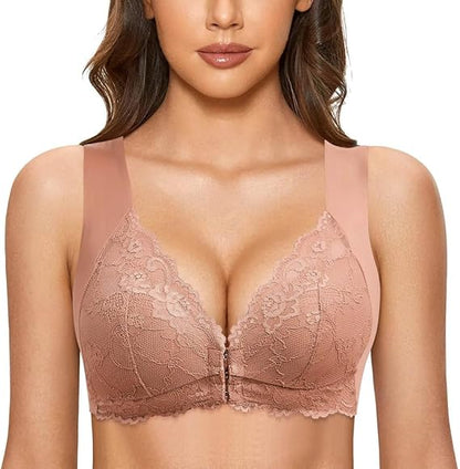 🎄2025 Full Coverage Front-Closure Support Bra Comfort & Sleep Bra✨