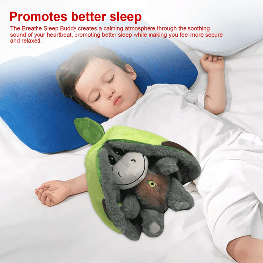Stress relief sleeping plush donkey