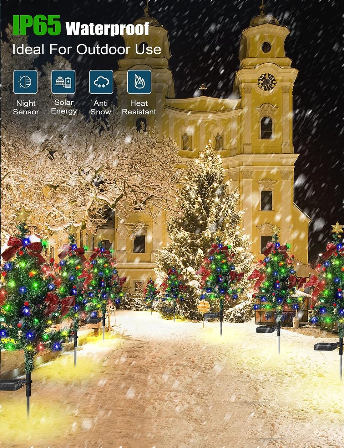 🔥Last Day 45% OFF - 🎄2024 New Sale: Solar Powered Christmas Tree