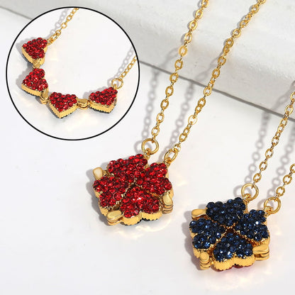 80% OFF Today Only! (4.8/5⭐⭐⭐⭐⭐)💕-Fashion Four-Leaf Clover Necklace