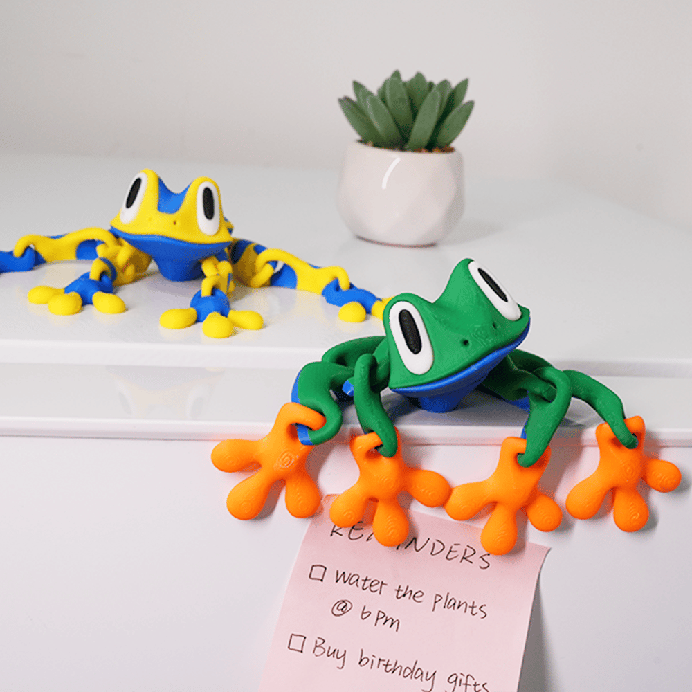 🐸 3D Printed Magnetic Frog Refrigerator Magnet