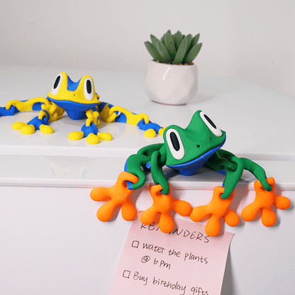 🐸 3D Printed Magnetic Frog Refrigerator Magnet