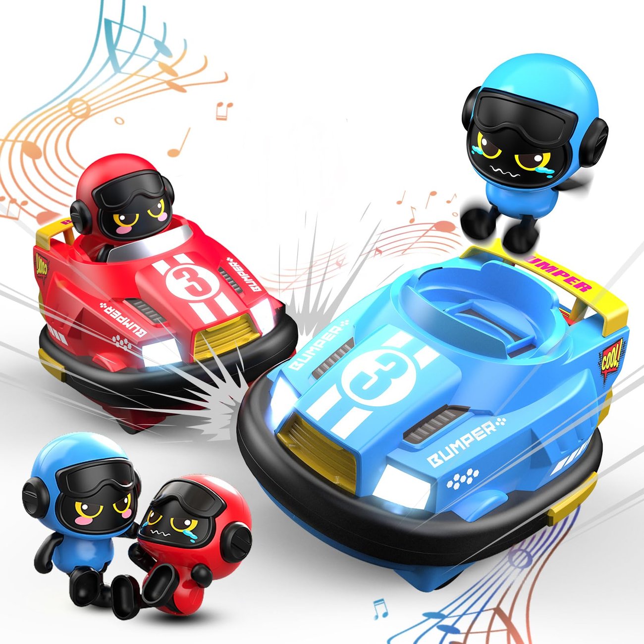 Remote control kart bumper car