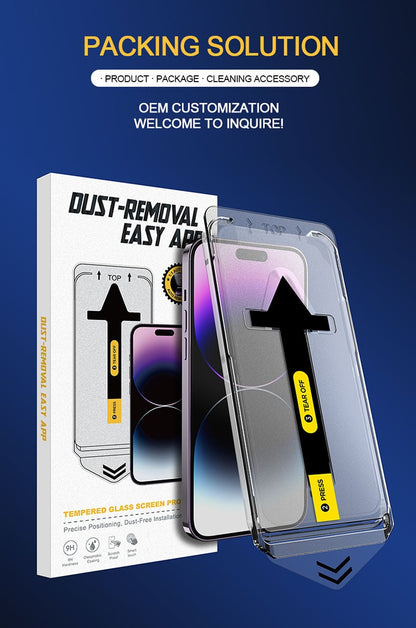 📱2025 Invisible Artifact Screen Protector -Dust Free Without Bubbles